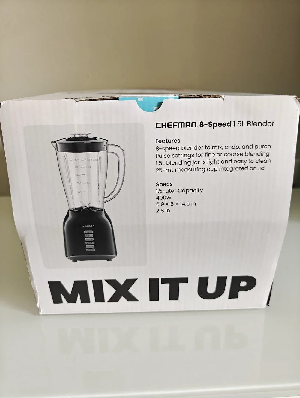 Chefman 8 Speed 1.5L Blender